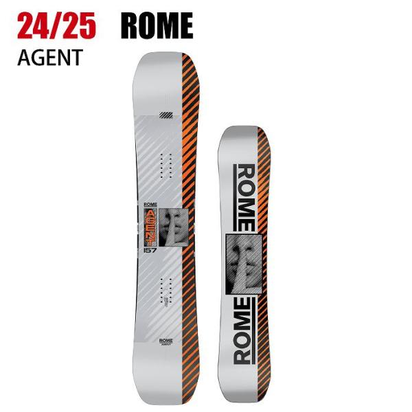 [商品名] 2024/2025 ROME AGENT[サイズ] 148/151/154/155WIDE/157/158WIDE/160/161WIDE[カテゴリ] フリースタイル/グラトリ/ラントリ/パークパークやサイドカントリー、ノンスト...