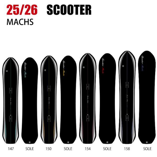 2026 SCOOTER スクーター MACHS マックス 25-26 ボード板 スノーボード