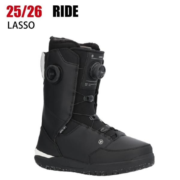 RIDE LASSO ダブルBOA スノーボードブーツ ブラック　26cm 2026 RIDE ライド LASSO ラッソ BLACK 25-26 ダブルBOA