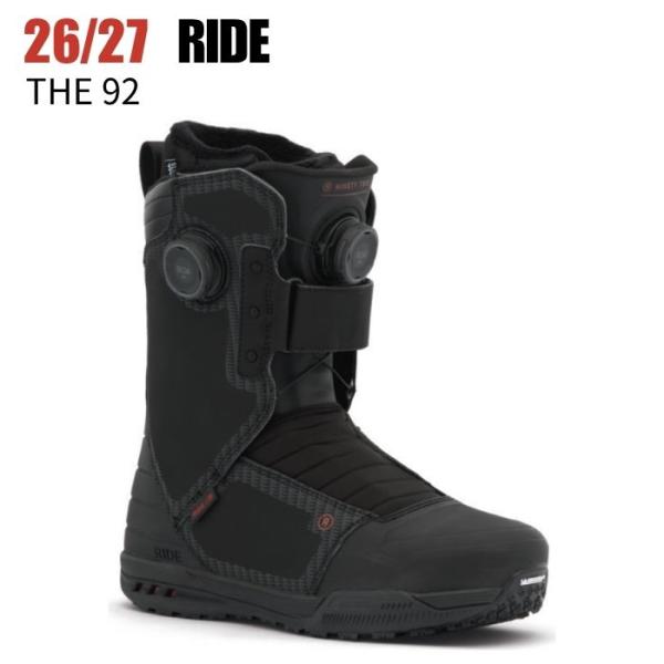 2027 RIDE ライド THE 92 ナインティツー BLACK 26-27 スノーボード ブーツ ボア スノボ