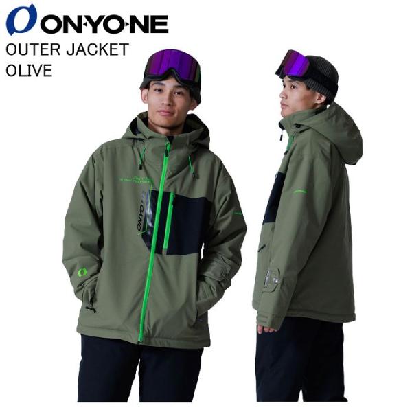 【美品】 オンヨネ 迷彩スキーウェア 上下 中綿 メンズ 2L 180cm ONYONE オンヨネ ONJ98540 UNISEX OUTER JACKET OLIVE スキー ウェア