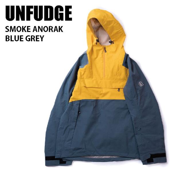 UNFUDGE アンファッジ ウェア SMOKE ANORAK 23-24 BLUE GREY UNFUDGE アンファッジ ウェア SMOKE ANORAK 23-24 BLUE GREY