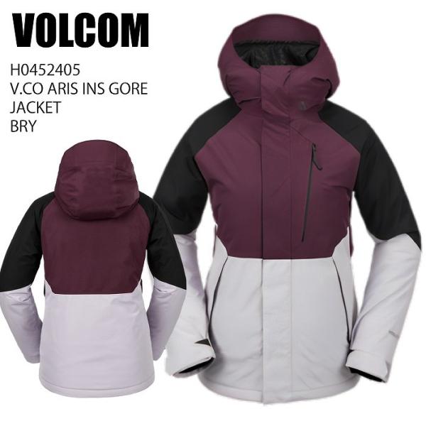 VOLCOM ボルコム H0452405 V.CO ARIS INS GORE JACKET BRY 23-24 ボードウェア レディース ジャケット ゴアテックス スノーボード VOLCOM ボルコム H0452405 V.CO ARIS INS GORE JACKET BRY 23-24