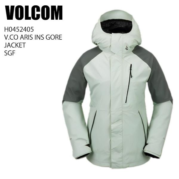 VOLCOM ボルコム H0452405 V.CO ARIS INS GORE JACKET SGF 23-24 ボードウェア レディース ジャケット ゴアテックス スノーボード VOLCOM ボルコム H0452405 V.CO ARIS INS GORE JACKET SGF 23-24