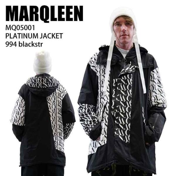 MARQLEEN マークリーン MQ05001 PLATINUM JACKET 994 blackstr 24-25 ウエア メンズ ジャケット スノーボード