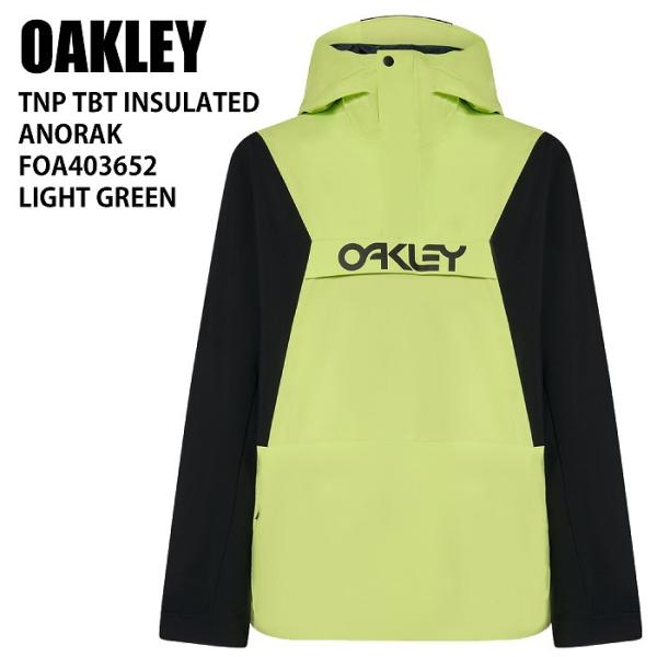 OAKLEY オークリー FOA403652 TBT INSULATED ANORAK LIGHT GRN 24-25 ウエア メンズ ジャケット スノーボード スキー OAKLEY オークリー FOA403652 TBT INSULATED ANORAK LIGHT GRN 24-25