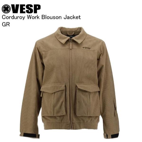 VESP ジャケット VESP ベスプ VPMJ1070C Corduroy Work Blouson Jacket KA