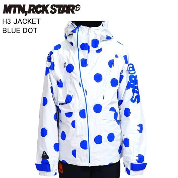 MTN.ROCK STAR マウンテンロックスター H 3 JACKET BLUE DOT マンロク
