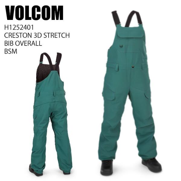 VOLCOM ボルコム H1252401 CRESTON 3D STRETCH BIB OVERALL BSM 23-24 ボードウェア レディース パンツ ビブ スノーボード moriyamasports_00302022422482