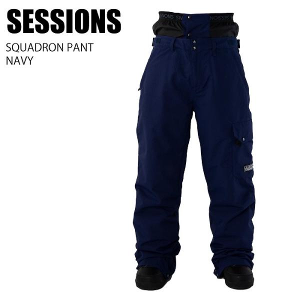 SESSIONS セッションズ SQUADRON PANT NAVY 24-25 ウエア ユニセックス パンツ スキー スノーボード moriyamasports_00302022423643