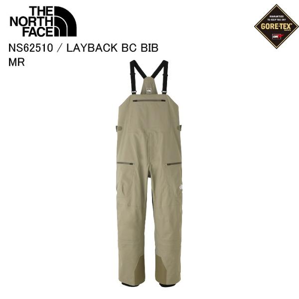 THE NORTH FACE ノースフェイス NS62511 LAYBACK BC Bib SE スキー スノーボード ビブ パンツ ウェア レイバック 25-26モデル THE NORTH FACE ノースフェイス NS62511 LAYBACK BC Bib MR スキー