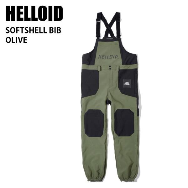 HELLOID 21/22 MODEL SOFTSHELL BIB PANTS 耐水 撥水 ヘルロイド