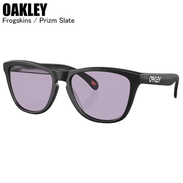 OAKLEY オークリー FROGSKINS (A) フロッグスキン MATTE BLACK PRIZM SLATE OO9245-E3 オークリーサングラス サングラス