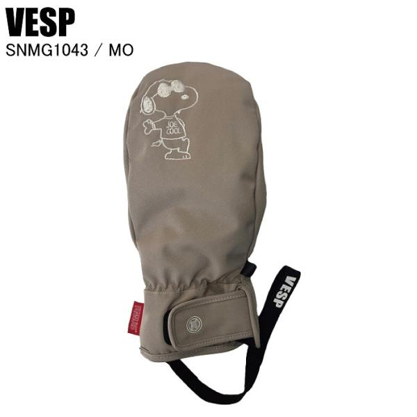 今年もPEANUTSコラボ企画販売！！スヌーピーの刺繍入り。中も５本指に分かれてフィット感も良いグローブです。