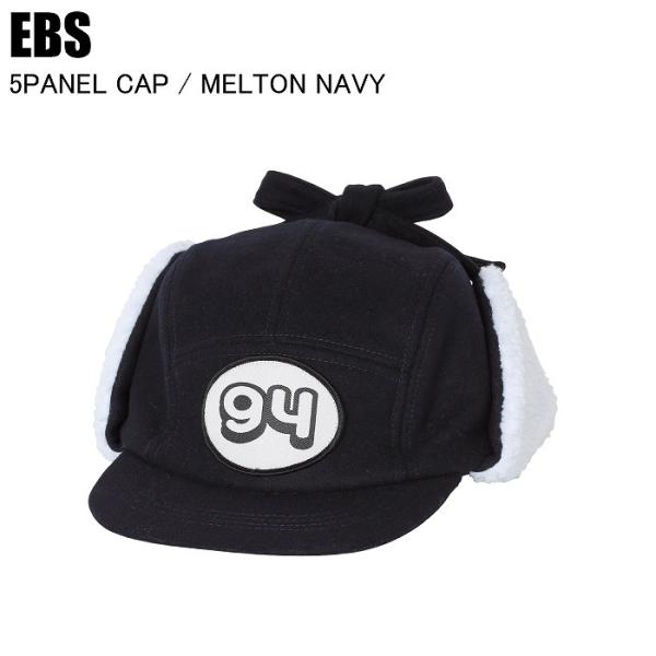 EBS エビス 5PANEL CAP 5パネルキャップ MELTON NAVY 4500415