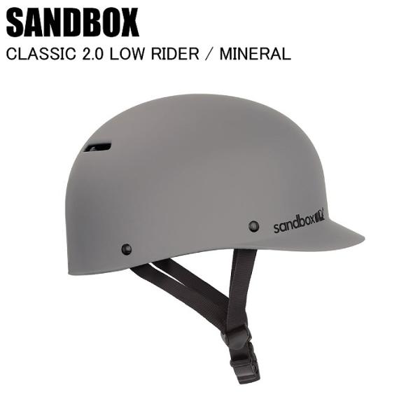 CLASSIC2.0はSANDBOXを代表するブリムスタイル（つば付き）のヘルメットです。その中でもLOWRIDERはアクティブな夏に最適なヘルメット。内部の衝撃吸収材は柔らかなEVAを使用。とてもかぶり心地がよく、耐水性にも優れていて汗で...