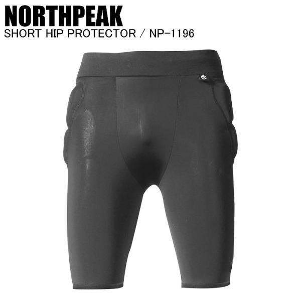 NORTHPEAK ノースピーク NP-1196 UNISEX SHORT HIP PROTECTOR BK