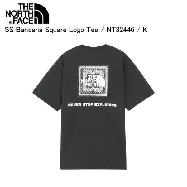 THE NORTH FACE ノースフェイス NT32446 S/S Bandana Square L K Tシャツ 半袖 ティーシャツ