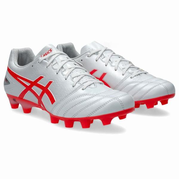 ASICS アシックス DS LIGHT PRO(ホワイト×フラッシュレッド) 1103A095 104 サッカー スパイク DSライト プロ ASICS（アシックス） DS LIGHT PRO(ホワイト×フラッシュレッド