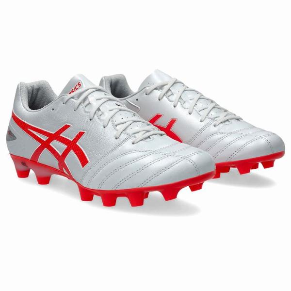 ASICS アシックス DS LIGHT PRO WIDE(ホワイト×フラッシュレッド) 1103A110 104 サッカー スパイク DSライト プロ ワイド ASICS（アシックス） DS LIGHT PRO WIDE(ホワイト×フラッシュレッド