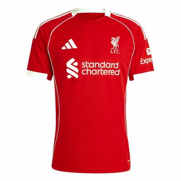 ADIDAS アディダス リバプール 25-26 ホーム 半袖 レプリカ ユニフォームシャツ(レッド) JYF22 JV6423 adidas（アディダス） リバプール 25-26 ホーム 半袖 レプリカ