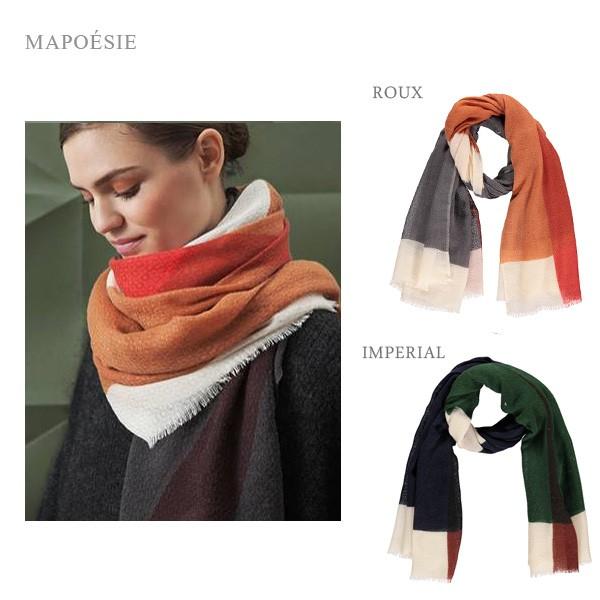 スカーフ マフラー Mapoesie マポエジー ストール Q-REVERIE
