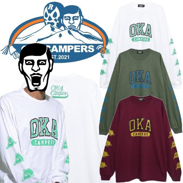PUNK DRUNKERS PUNKDRUNKERS 丘キャンパース OKAロンTEE パンク