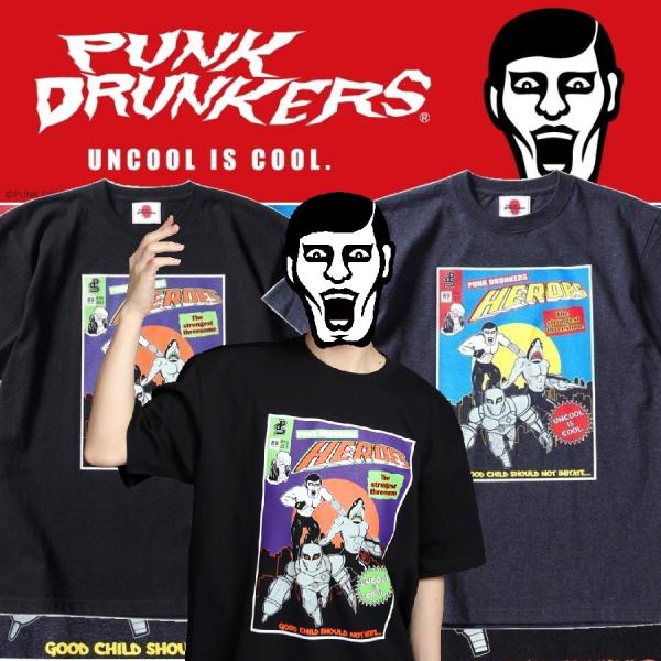 PUNK DRUNKERS PUNKDRUNKERS パンクドヒーローズTEE パンク