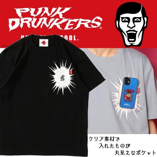 PUNK DRUNKERS PUNKDRUNKERS マイレコメンドポケTEE パンク