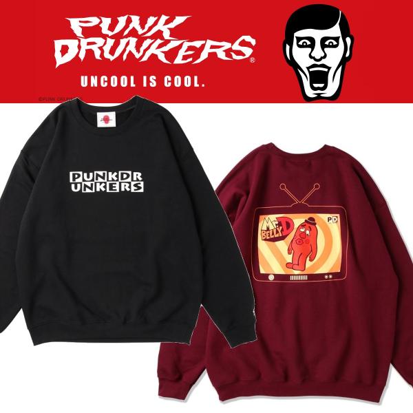 パンクドランカーズ　Mr.ベリーD トレーナー　バーガンディ　XL moshpunx_pds-25209