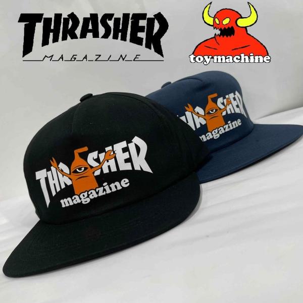 TOY MACHINE THRASHER x TOYMACHINE SECT SNAPBACK CAP トイ