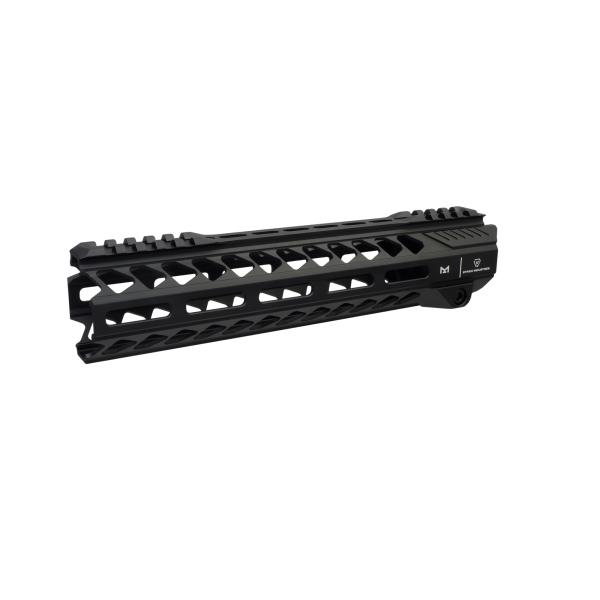 [E&C] Rail M-Lok 10インチ ハンドガード M4 AEG/GBB対応 軽量アルミ製 外装カスタム ブラック [MP1002]