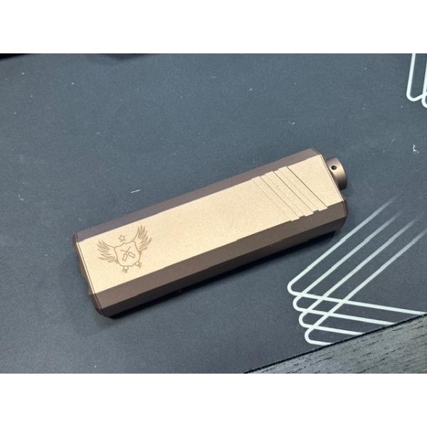 ZepoR] OSPREYタイプ サプレッサー 5.5インチ [14mm逆ネジ固定簡易