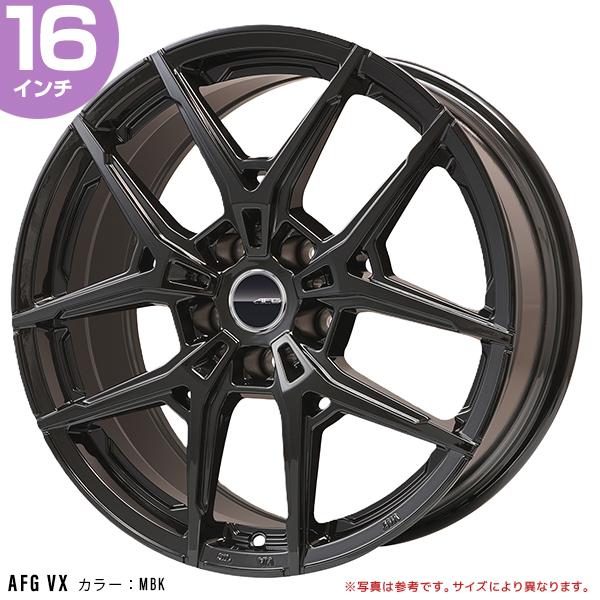 ビッグウェイ AFG VX 16インチ 6.5J 43 5-112 マットブラック 1本 | BIGWAY ホイール M14×1.5 アウディ Audi Q2 