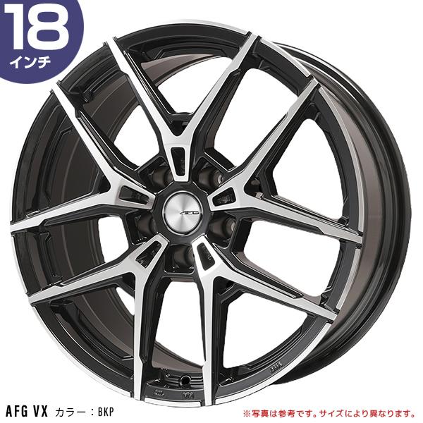 ビッグウェイ AFG VX 18インチ 7.5J 32 5-112 ブラックポリッシュ 1本 | BIGWAY ホイール M14X1.25 BMW ドレスアップ
