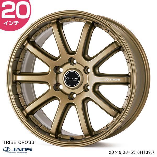 JAOS TRIBE CROSS 20インチ 9.0J +55 6-139.7 チタニウム JAOS TRIBE CROSS 20インチ 9.0J +55 6-139.7 チタニウム