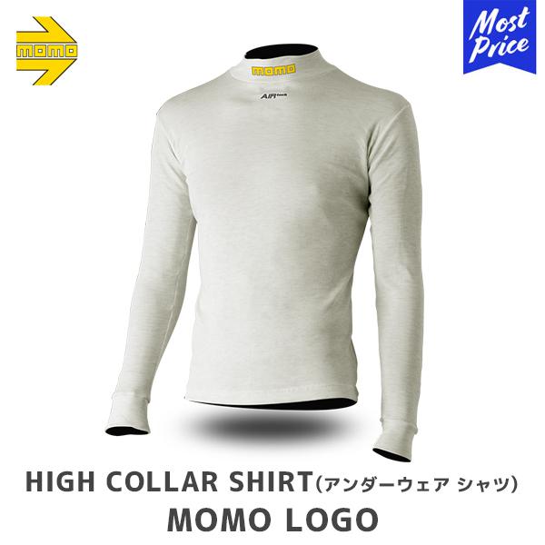 MOMO（モモ） アンダーウェア シャツ MOMO LOGO ホワイト（キナリ