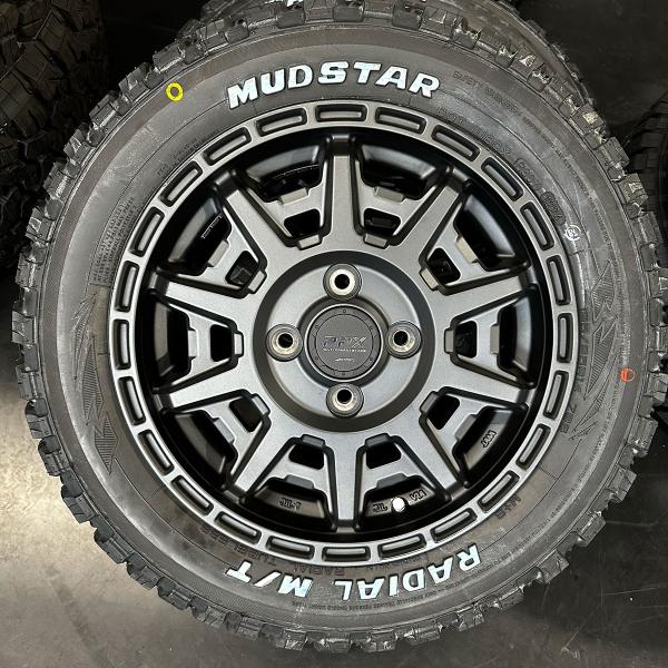 共豊 165/65R14 14インチ ゴツゴツタイヤホイールセット マッド
