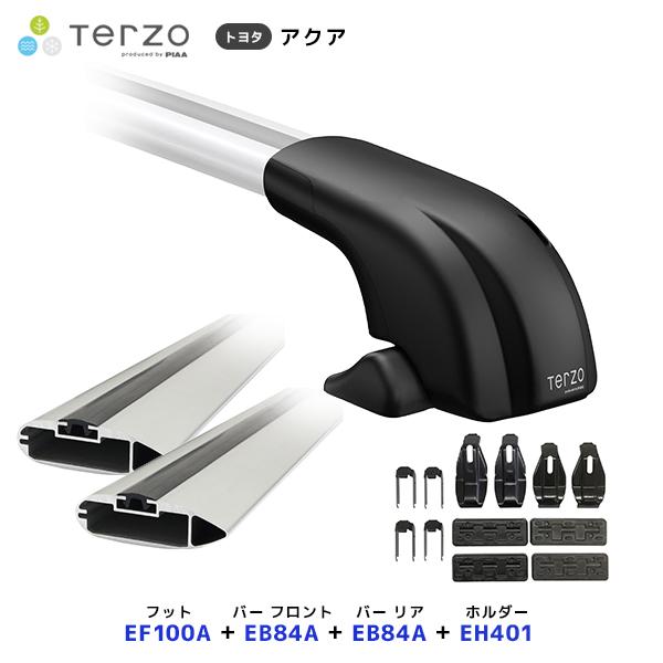TERZO ルーフキャリア取付 セット アクア フット〔EF100A〕フロント 