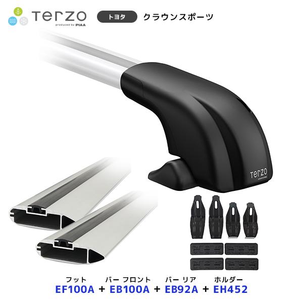 TERZO ルーフキャリア取付 セット クラウンスポーツ フット〔EF100A 
