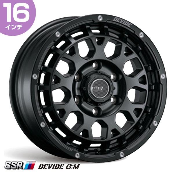SSR ディバイド DEVIDE G:M ジーエム 16インチ 6.5J 48 6-139.7