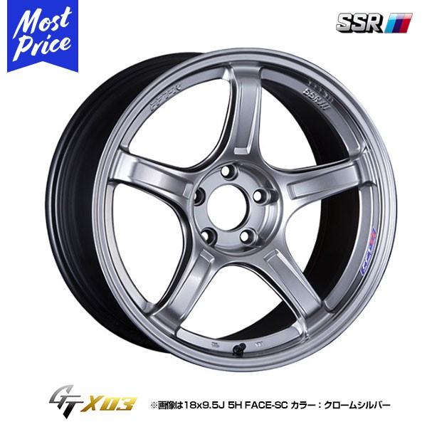 18インチ‼️SSR GT VO3ホイール4本セット SSR ホイール4本セット GTV03 (FBK) 18インチ 7.5J PCD：114.3