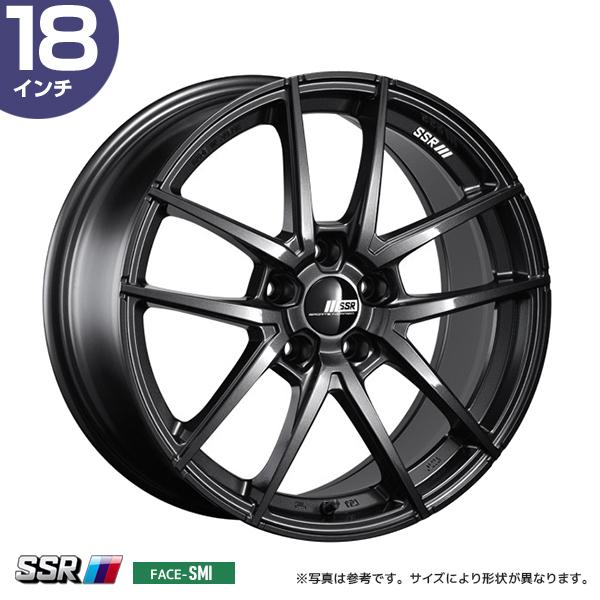 SSR 18インチ ブラック ホイール 5スポーク SSR ライナー type10 モノブロック 18インチ 8.5J 44 5-112 ダーク
