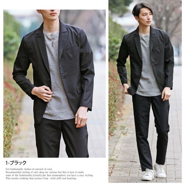 メンズセットアップスーツ スーツ生地シングルノッチドラベル無地グレンチェックテーラードジャケット テーパードスラックスイージーパンツ セットアップスーツ Buyee 日本代购平台 产品购物网站大全 Buyee一站式代购 Bot Online