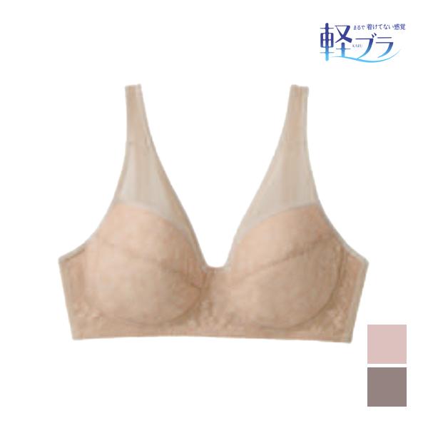 軽ブラ ノンワイヤーブラジャー しっかり包む グンゼ GUNZE