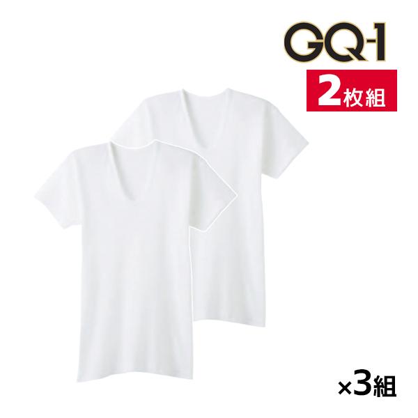 TONUEセット　　3組セット計6本 GUNZE（グンゼ） 同色3組セット 計6枚 GQ-1 消臭鹿の子 半袖U首