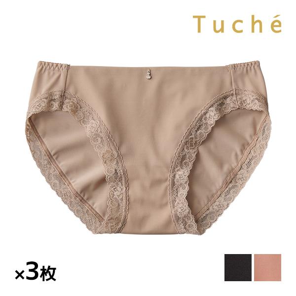 Tuche 同色3枚セット トゥシェ mochibra ハーフショーツ ペアショーツ