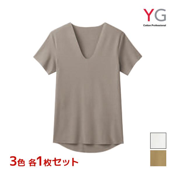 YG セット YG 3色1枚ずつ 3枚セット ワイジー NEXTRA+ CUT OFF VネックT