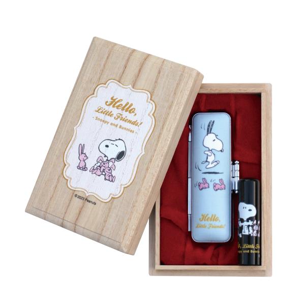 SNOOPY（スヌーピー） 甲州手彫り印章セット15.0mm【HalloLittleFrends