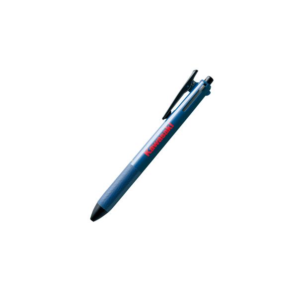 【ネコポス対応】KAWASAKI カワサキ純正 カワサキ アクロボールペン3色+1（NVY） J7001-0131